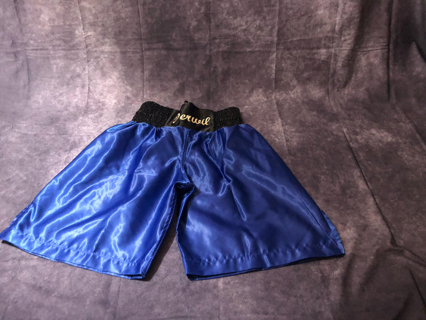 Blaue Shorts für Boxer von Derwil