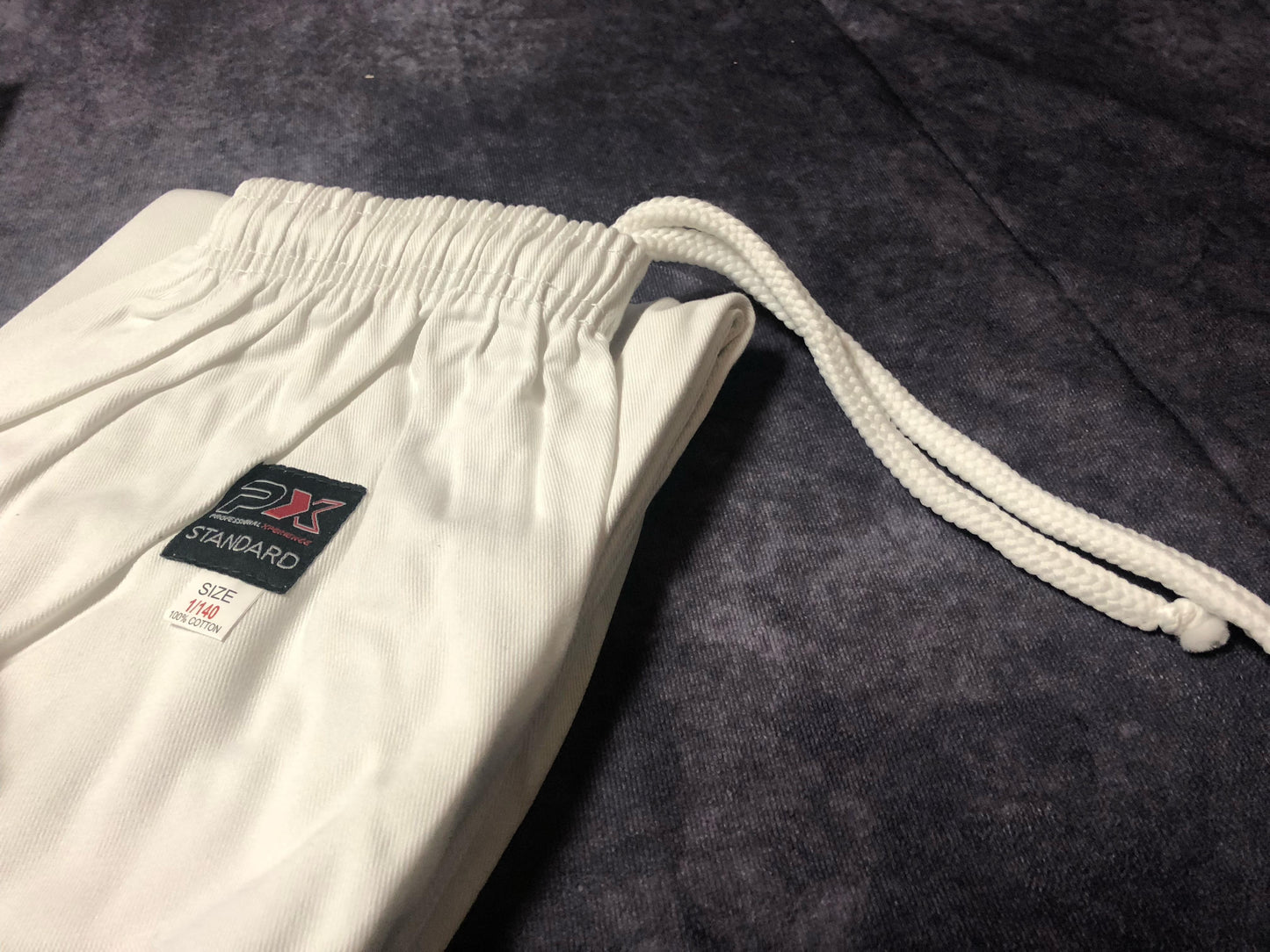 Details der Hose vom Karate-Anzug