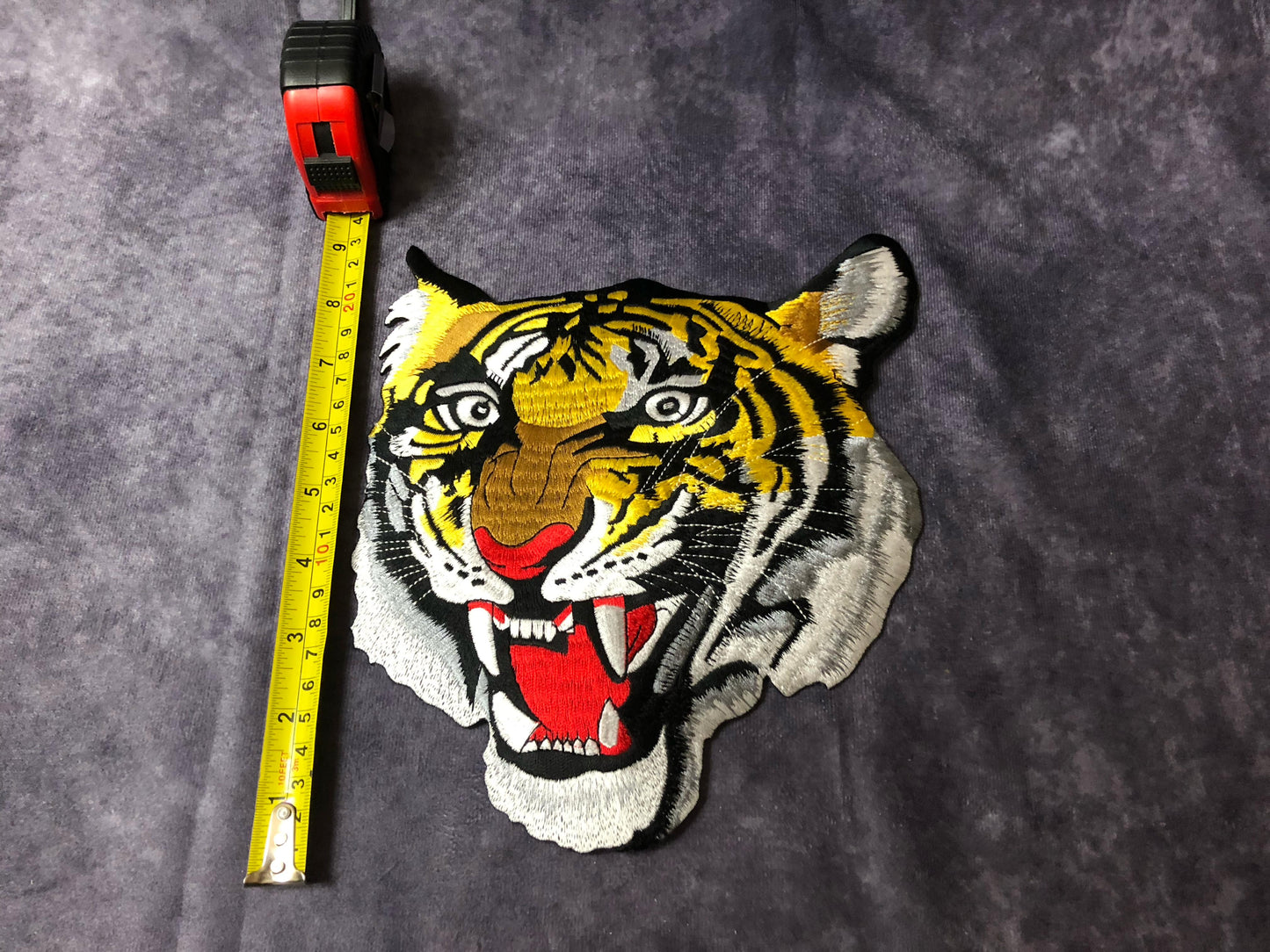 Patch als Tigerkopf