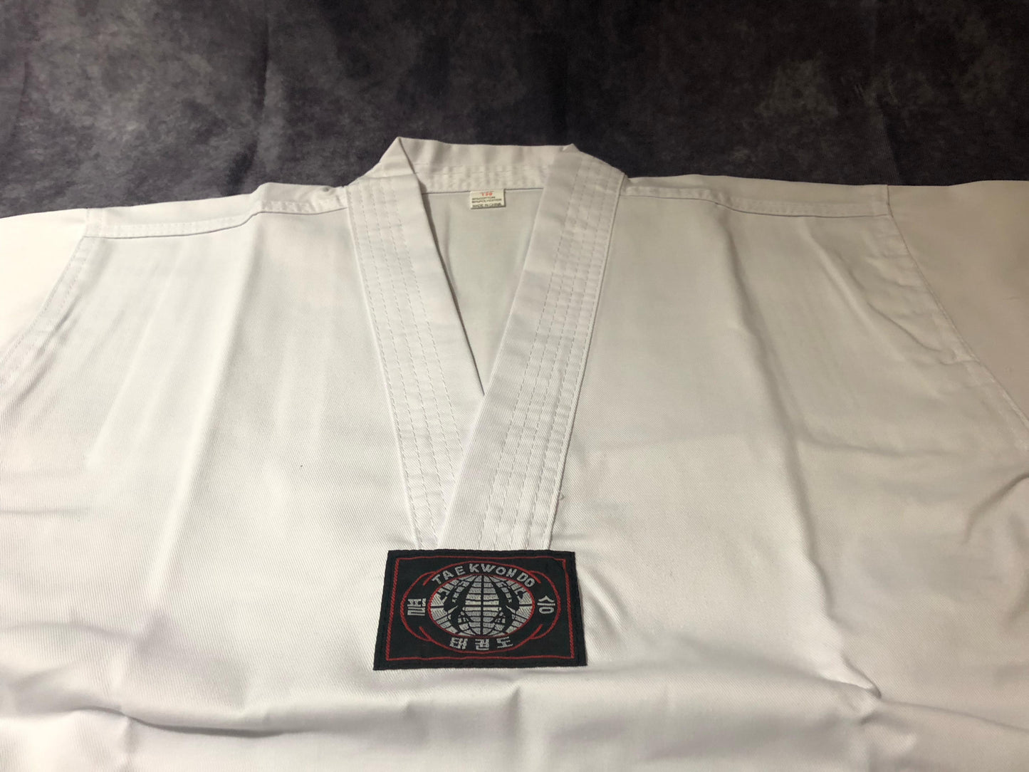 Kragendetails vom Taekwon Do Anzug