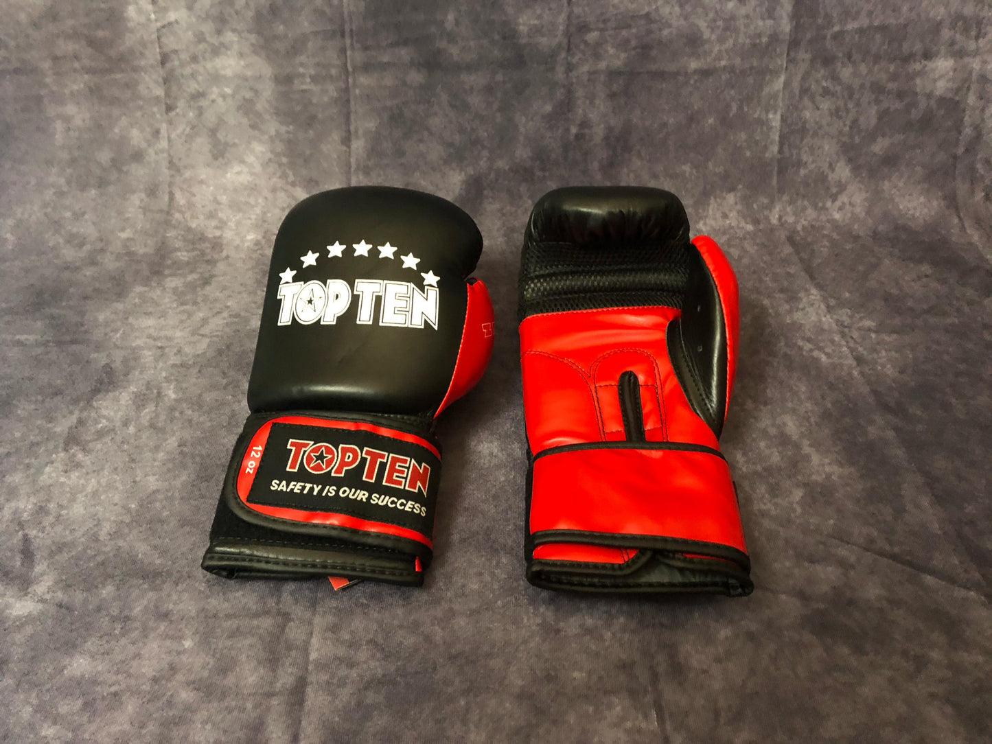 Boxhandschuhe - TOP TEN - Rot Schwarz