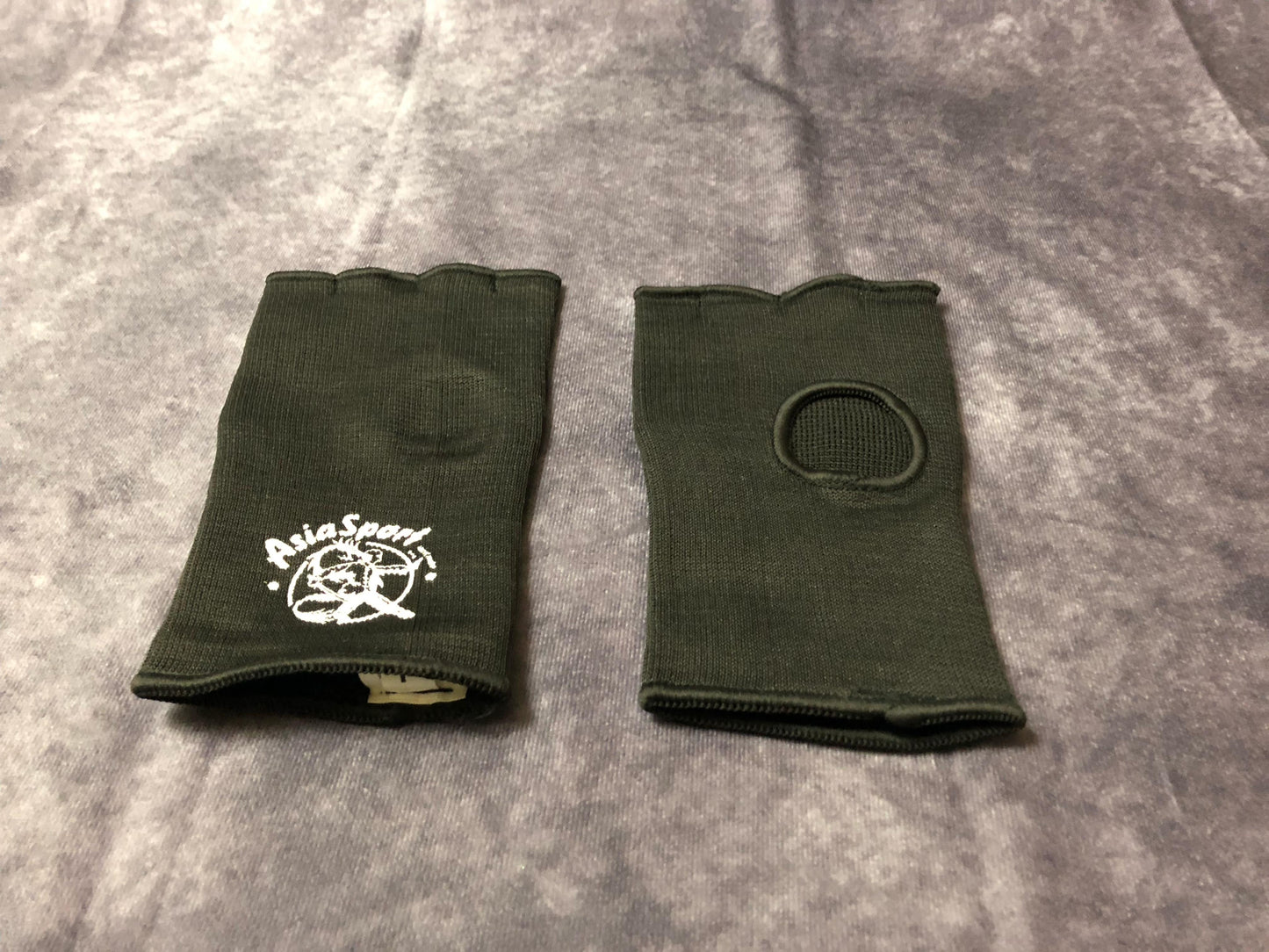Schwarze Kampfsport Innenhandschuhe AsiaSport